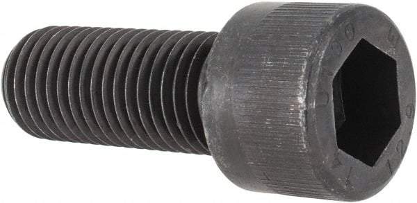 Unbrako - M20x2.50 Metric Coarse Hex Socket Drive, Socket Cap Screw - Grade 12.9 Alloy Steel, Black Oxide Finish, 50mm Length Under Head - Exact Tool & Supply