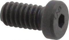 Unbrako - 1/4-20 UNC Hex Socket Drive, Low Socket Cap Screw - Alloy Steel, Black Oxide Finish, 1/2" Length Under Head - Exact Tool & Supply