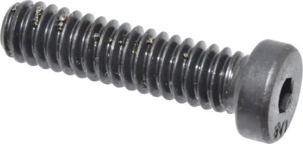 Unbrako - 1/4-20 UNC Hex Socket Drive, Low Socket Cap Screw - Alloy Steel, Black Oxide Finish, 1" Length Under Head - Exact Tool & Supply