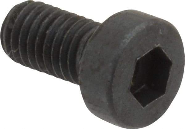 Unbrako - M5x0.80 Metric Coarse Hex Socket Drive, Low Socket Cap Screw - Grade 10.9 Alloy Steel, Black Oxide Finish, 10mm Length Under Head - Exact Tool & Supply