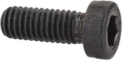 Unbrako - M6x1.00 Metric Coarse Hex Socket Drive, Low Socket Cap Screw - Grade 10.9 Alloy Steel, Black Oxide Finish, 16mm Length Under Head - Exact Tool & Supply