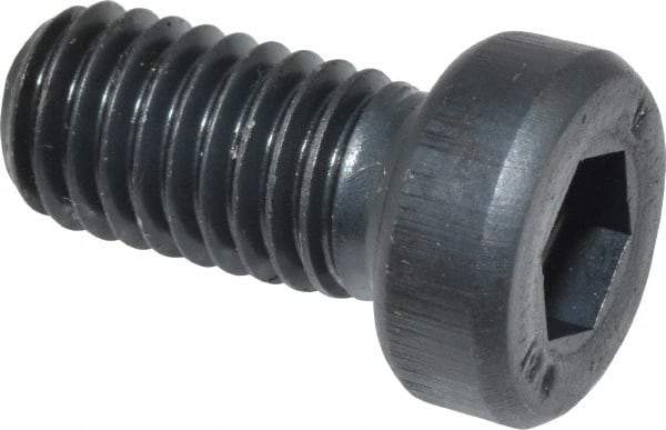 Unbrako - M8x1.25 Metric Coarse Hex Socket Drive, Low Socket Cap Screw - Grade 10.9 Alloy Steel, Black Oxide Finish, 16mm Length Under Head - Exact Tool & Supply