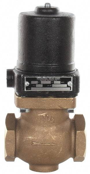 Magnatrol Valve - 1-1/2" Port, 2 Way, Solenoid Valve - Normally Closed - Exact Tool & Supply