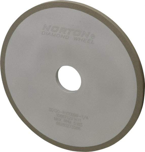 Norton - 7" Diam x 1-1/4" Hole x 1/4" Thick, 120 Grit Surface Grinding Wheel - Diamond, Type 1A1, Fine Grade, Resinoid Bond - Exact Tool & Supply