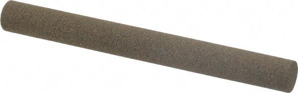 Norton - 4" Long x 3/8" Diam x 3/8" Thick, Aluminum Oxide Sharpening Stone - Round, Coarse Grade - Exact Tool & Supply