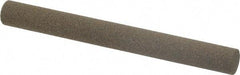 Norton - 4" Long x 3/8" Diam x 3/8" Thick, Aluminum Oxide Sharpening Stone - Round, Coarse Grade - Exact Tool & Supply