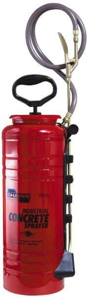 Chapin - 3.5 Gal Chemical Safe Garden Hand Sprayer - Coated Steel Tank, Wide Mouth, Reinforced Hose, For Concrete Applications - Exact Tool & Supply