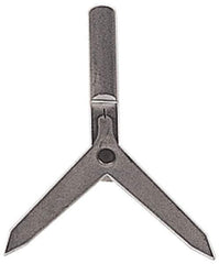 PEC Tools - 8 mm Head Diam, 3/8" Shank Diam, Double End, Mechanical Round Bar Center Finder - Cylindrical Contact - Exact Tool & Supply