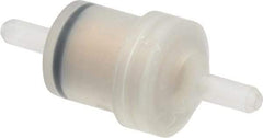 Norgren - 0.15" Outlet, Inline Filters, Regulators & Lubricators - Miniature Inline Filter, 1.58" Long - Exact Tool & Supply