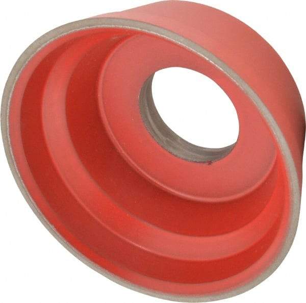 Norton - 3-3/4" Diam, 1-1/4" Hole Size, 1-1/2" Overall Thickness, 150 Grit, Type 11 Tool & Cutter Grinding Wheel - Very Fine Grade, CBN, Resinoid Bond - Exact Tool & Supply