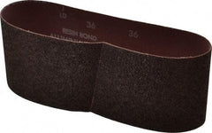 Norton - 4" Wide x 24" OAL, 36 Grit, Aluminum Oxide Abrasive Belt - Aluminum Oxide, Very Coarse, Coated, X Weighted Cloth Backing, Series R228 - Exact Tool & Supply