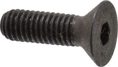 Unbrako - #10-32 UNF Hex Socket Drive, 82° Flat Screw - Alloy Steel, Black Oxide Finish, 5/8" OAL - Exact Tool & Supply