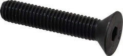 Unbrako - 3/8-16 UNC Hex Socket Drive, 82° Flat Screw - Alloy Steel, Black Oxide Finish, 2" OAL - Exact Tool & Supply