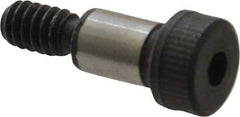 Unbrako - 1/4" Shoulder Diam x 3/8" Shoulder Length, #10-24 UNC, Hex Socket Shoulder Screw - 8 Alloy Steel, 0.357 to 3/8" Head Diam - Exact Tool & Supply