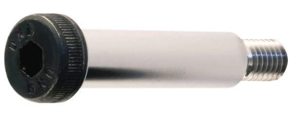 Unbrako - 12mm Shoulder Diam x 90mm Shoulder Length, M10x1.5 Metric Coarse, Hex Socket Shoulder Screw - 12.9 Alloy Steel, 9mm Head Height x 18mm Head Diam - Exact Tool & Supply