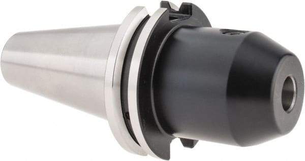 Iscar - CAT40 Taper Shank 1/2" Hole End Mill Holder/Adapter - 1-3/4" Nose Diam, 2-5/8" Projection, Through-Spindle & DIN Flange Coolant - Exact Tool & Supply