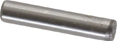 Unbrako - 1/8" Diam x 5/8" Pin Length Grade 8 Alloy Steel Oversized Dowel Pin - C 60 (Surface) & C 50-58 Hardness, 1,845 Lb Breaking Strength, 1 Beveled & 1 Rounded End - Exact Tool & Supply