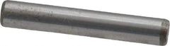 Unbrako - 1/8" Diam x 3/4" Pin Length Grade 8 Alloy Steel Oversized Dowel Pin - C 60 (Surface) & C 50-58 Hardness, 1,845 Lb Breaking Strength, 1 Beveled & 1 Rounded End - Exact Tool & Supply