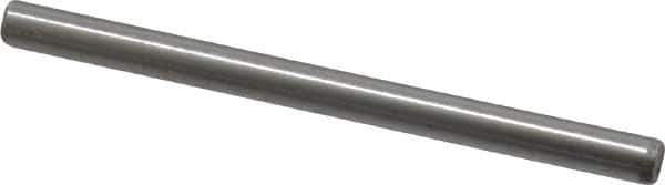 Unbrako - 1/8" Diam x 1-3/4" Pin Length Grade 8 Alloy Steel Oversized Dowel Pin - C 60 (Surface) & C 50-58 Hardness, 1,845 Lb Breaking Strength, 1 Beveled & 1 Rounded End - Exact Tool & Supply