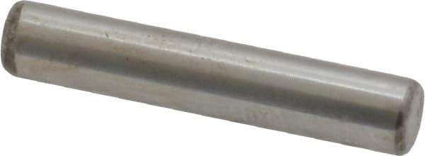 Unbrako - 3/16" Diam x 1" Pin Length Grade 8 Alloy Steel Oversized Dowel Pin - C 60 (Surface) & C 50-58 Hardness, 4,140 Lb Breaking Strength, 1 Beveled & 1 Rounded End - Exact Tool & Supply