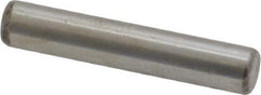 Unbrako - 3/16" Diam x 1" Pin Length Grade 8 Alloy Steel Oversized Dowel Pin - C 60 (Surface) & C 50-58 Hardness, 4,140 Lb Breaking Strength, 1 Beveled & 1 Rounded End - Exact Tool & Supply