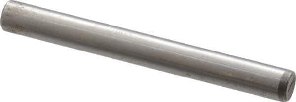 Unbrako - 3/16" Diam x 1-3/4" Pin Length Grade 8 Alloy Steel Oversized Dowel Pin - C 60 (Surface) & C 50-58 Hardness, 4,140 Lb Breaking Strength, 1 Beveled & 1 Rounded End - Exact Tool & Supply