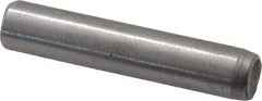 Unbrako - 1/4" Diam x 1-1/4" Pin Length Grade 8 Alloy Steel Oversized Dowel Pin - C 60 (Surface) & C 50-58 Hardness, 7,370 Lb Breaking Strength, 1 Beveled & 1 Rounded End - Exact Tool & Supply