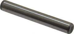 Unbrako - 1/4" Diam x 1-3/4" Pin Length Grade 8 Alloy Steel Oversized Dowel Pin - C 60 (Surface) & C 50-58 Hardness, 7,370 Lb Breaking Strength, 1 Beveled & 1 Rounded End - Exact Tool & Supply