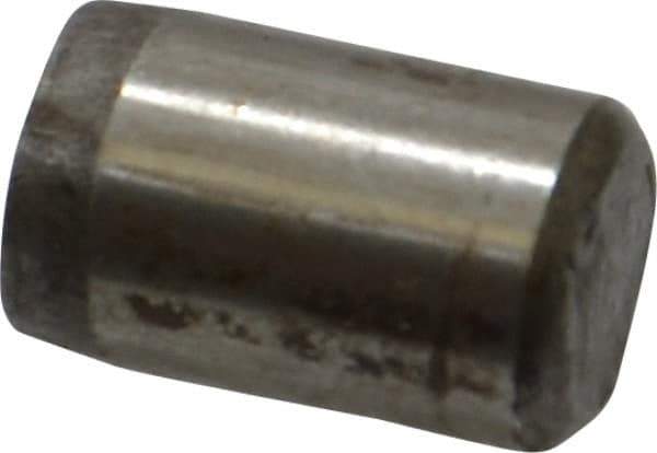 Unbrako - 5/16" Diam x 1/2" Pin Length Grade 8 Alloy Steel Oversized Dowel Pin - C 60 (Surface) & C 50-58 Hardness, 11,500 Lb Breaking Strength, 1 Beveled & 1 Rounded End - Exact Tool & Supply