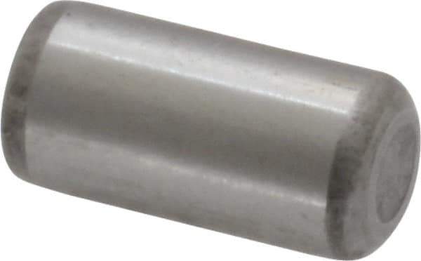 Unbrako - 5/16" Diam x 5/8" Pin Length Grade 8 Alloy Steel Oversized Dowel Pin - C 60 (Surface) & C 50-58 Hardness, 11,500 Lb Breaking Strength, 1 Beveled & 1 Rounded End - Exact Tool & Supply