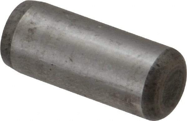 Unbrako - 5/16" Diam x 3/4" Pin Length Grade 8 Alloy Steel Oversized Dowel Pin - C 60 (Surface) & C 50-58 Hardness, 11,500 Lb Breaking Strength, 1 Beveled & 1 Rounded End - Exact Tool & Supply