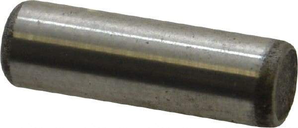 Unbrako - 5/16" Diam x 1" Pin Length Grade 8 Alloy Steel Oversized Dowel Pin - C 60 (Surface) & C 50-58 Hardness, 11,500 Lb Breaking Strength, 1 Beveled & 1 Rounded End - Exact Tool & Supply