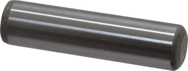 Unbrako - 5/16" Diam x 1-1/4" Pin Length Grade 8 Alloy Steel Oversized Dowel Pin - C 60 (Surface) & C 50-58 Hardness, 11,500 Lb Breaking Strength, 1 Beveled & 1 Rounded End - Exact Tool & Supply