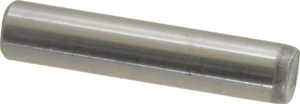 Unbrako - 5/16" Diam x 1-1/2" Pin Length Grade 8 Alloy Steel Oversized Dowel Pin - C 60 (Surface) & C 50-58 Hardness, 11,500 Lb Breaking Strength, 1 Beveled & 1 Rounded End - Exact Tool & Supply