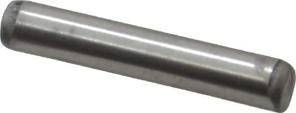 Unbrako - 5/16" Diam x 1-3/4" Pin Length Grade 8 Alloy Steel Oversized Dowel Pin - C 60 (Surface) & C 50-58 Hardness, 11,500 Lb Breaking Strength, 1 Beveled & 1 Rounded End - Exact Tool & Supply