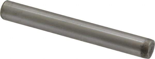 Unbrako - 5/16" Diam x 2-1/2" Pin Length Grade 8 Alloy Steel Oversized Dowel Pin - C 60 (Surface) & C 50-58 Hardness, 11,500 Lb Breaking Strength, 1 Beveled & 1 Rounded End - Exact Tool & Supply