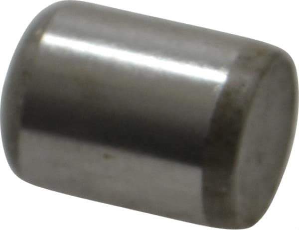 Unbrako - 3/8" Diam x 1/2" Pin Length Grade 8 Alloy Steel Oversized Dowel Pin - C 60 (Surface) & C 50-58 Hardness, 16,580 Lb Breaking Strength, 1 Beveled & 1 Rounded End - Exact Tool & Supply