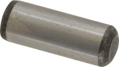 Unbrako - 3/8" Diam x 1" Pin Length Grade 8 Alloy Steel Oversized Dowel Pin - C 60 (Surface) & C 50-58 Hardness, 16,580 Lb Breaking Strength, 1 Beveled & 1 Rounded End - Exact Tool & Supply