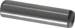 Unbrako - 3/8" Diam x 1-1/2" Pin Length Grade 8 Alloy Steel Oversized Dowel Pin - C 60 (Surface) & C 50-58 Hardness, 16,580 Lb Breaking Strength, 1 Beveled & 1 Rounded End - Exact Tool & Supply