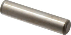 Unbrako - 3/8" Diam x 1-3/4" Pin Length Grade 8 Alloy Steel Oversized Dowel Pin - C 60 (Surface) & C 50-58 Hardness, 16,580 Lb Breaking Strength, 1 Beveled & 1 Rounded End - Exact Tool & Supply