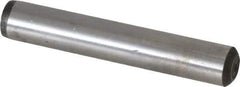 Unbrako - 3/8" Diam x 2-1/4" Pin Length Grade 8 Alloy Steel Oversized Dowel Pin - C 60 (Surface) & C 50-58 Hardness, 16,580 Lb Breaking Strength, 1 Beveled & 1 Rounded End - Exact Tool & Supply