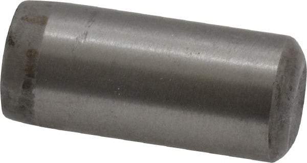 Unbrako - 7/16" Diam x 1" Pin Length Grade 8 Alloy Steel Oversized Dowel Pin - C 60 (Surface) & C 50-58 Hardness, 22,540 Lb Breaking Strength, 1 Beveled & 1 Rounded End - Exact Tool & Supply