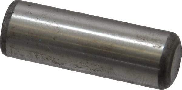 Unbrako - 1/2" Diam x 1-1/2" Pin Length Grade 8 Alloy Steel Oversized Dowel Pin - C 60 (Surface) & C 50-58 Hardness, 29,460 Lb Breaking Strength, 1 Beveled & 1 Rounded End - Exact Tool & Supply