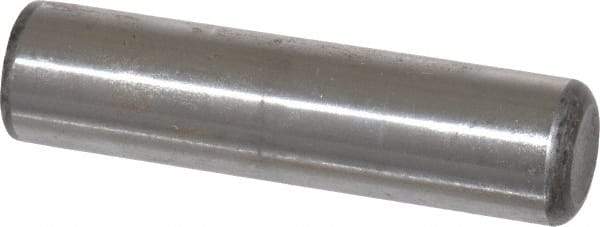 Unbrako - 1/2" Diam x 2" Pin Length Grade 8 Alloy Steel Oversized Dowel Pin - C 60 (Surface) & C 50-58 Hardness, 29,460 Lb Breaking Strength, 1 Beveled & 1 Rounded End - Exact Tool & Supply