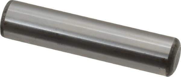 Unbrako - 1/2" Diam x 2-1/4" Pin Length Grade 8 Alloy Steel Oversized Dowel Pin - C 60 (Surface) & C 50-58 Hardness, 29,460 Lb Breaking Strength, 1 Beveled & 1 Rounded End - Exact Tool & Supply
