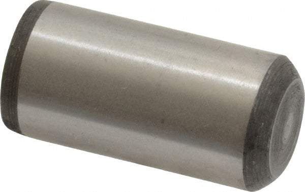 Unbrako - 5/8" Diam x 1-1/4" Pin Length Grade 8 Alloy Steel Oversized Dowel Pin - C 60 (Surface) & C 50-58 Hardness, 46,020 Lb Breaking Strength, 1 Beveled & 1 Rounded End - Exact Tool & Supply