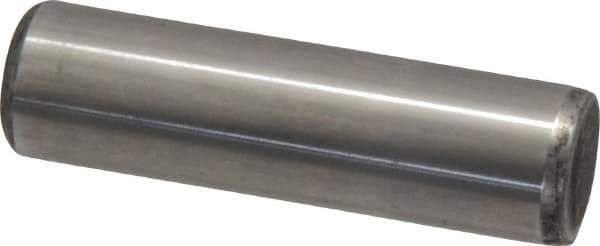Unbrako - 5/8" Diam x 2-1/4" Pin Length Grade 8 Alloy Steel Oversized Dowel Pin - C 60 (Surface) & C 50-58 Hardness, 46,020 Lb Breaking Strength, 1 Beveled & 1 Rounded End - Exact Tool & Supply