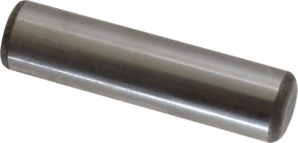 Unbrako - 5/8" Diam x 2-1/2" Pin Length Grade 8 Alloy Steel Oversized Dowel Pin - C 60 (Surface) & C 50-58 Hardness, 46,020 Lb Breaking Strength, 1 Beveled & 1 Rounded End - Exact Tool & Supply