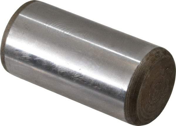 Unbrako - 1" Diam x 2" Pin Length Grade 8 Alloy Steel Oversized Dowel Pin - C 60 (Surface) & C 50-58 Hardness, 117,810 Lb Breaking Strength, 1 Beveled & 1 Rounded End - Exact Tool & Supply