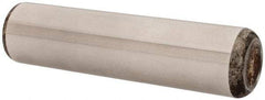 Unbrako - 1" Diam x 4" Pin Length Grade 8 Alloy Steel Oversized Dowel Pin - C 60 (Surface) & C 50-58 Hardness, 117,810 Lb Breaking Strength, 1 Beveled & 1 Rounded End - Exact Tool & Supply